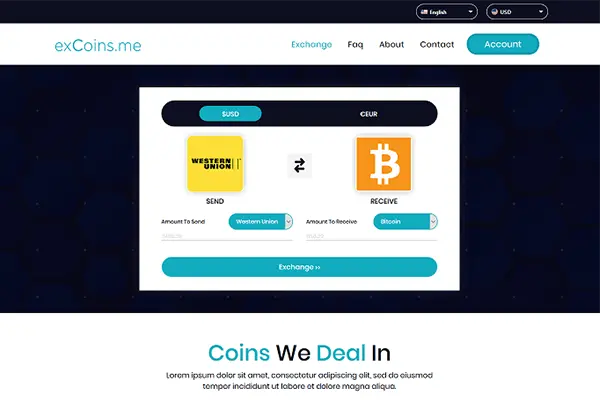 CoinEx Website